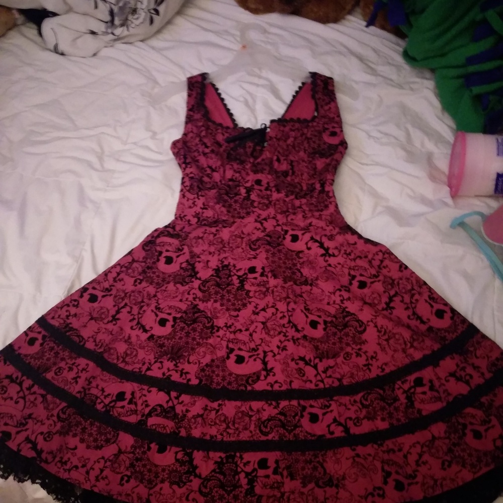 Womans Lace Skull Dress